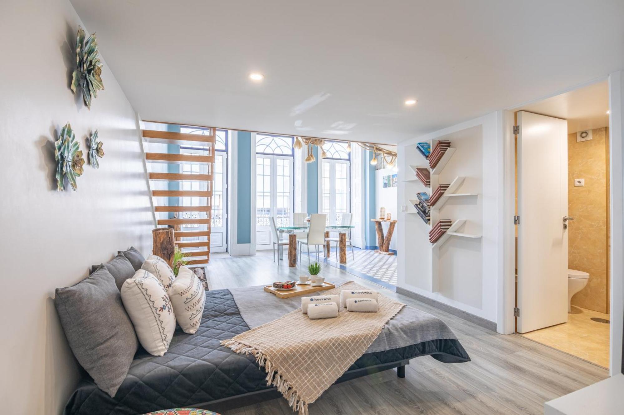 波尔图Deluxe Spacious Flats W Mezzanine By Host Wise公寓 客房 照片